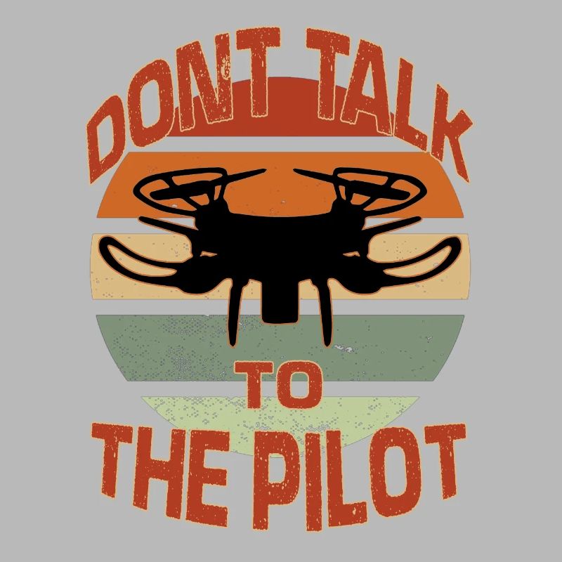 Rétro pilote de drones hobby drones voler des drones