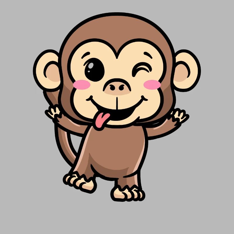 Monkey Emoticon Emotion Monkey Lover