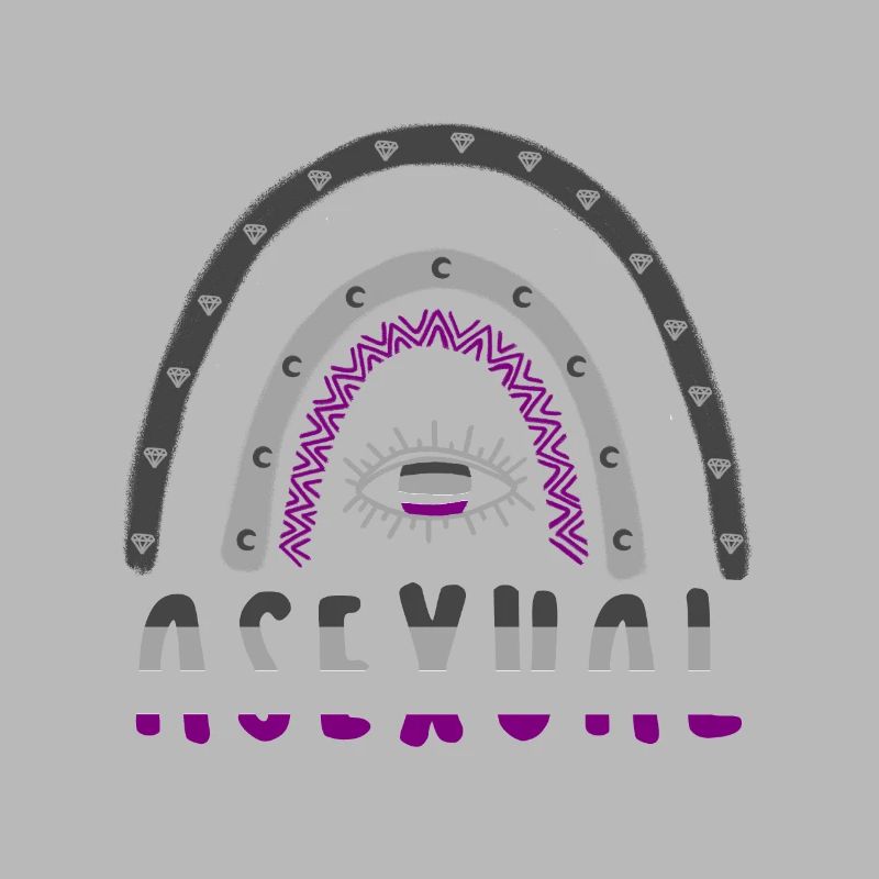 Boho Regenbogen Asexuell