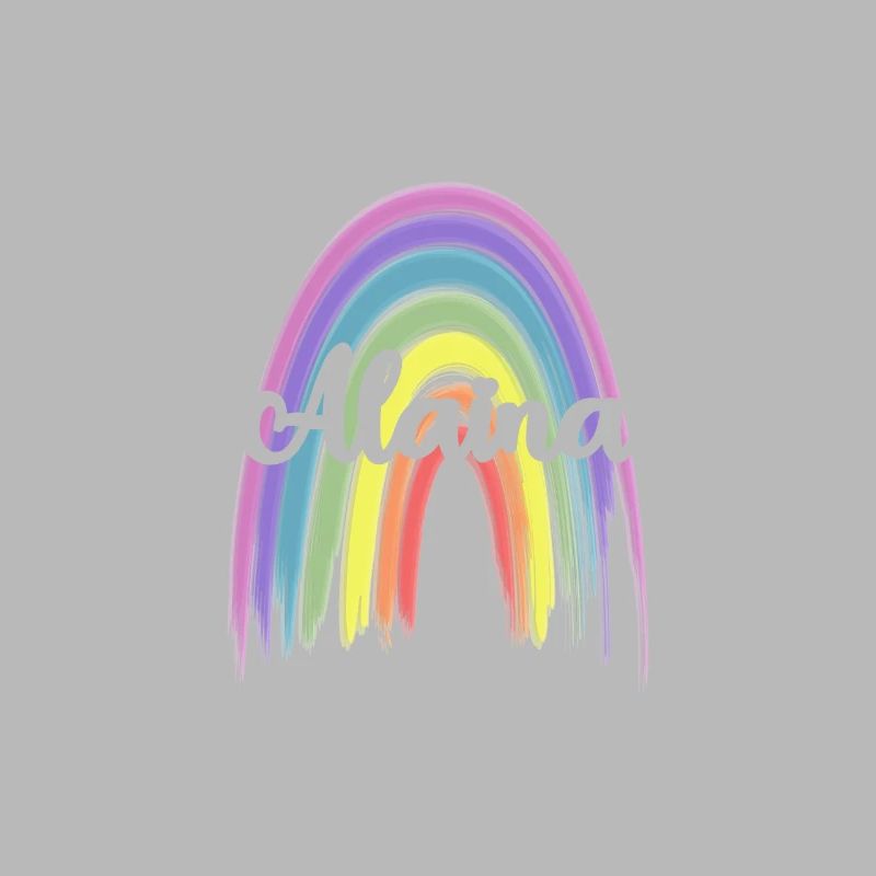 ALAINA Rainbow Cursive