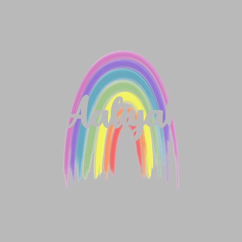 AALIYAH Arc-en-ciel Cursive