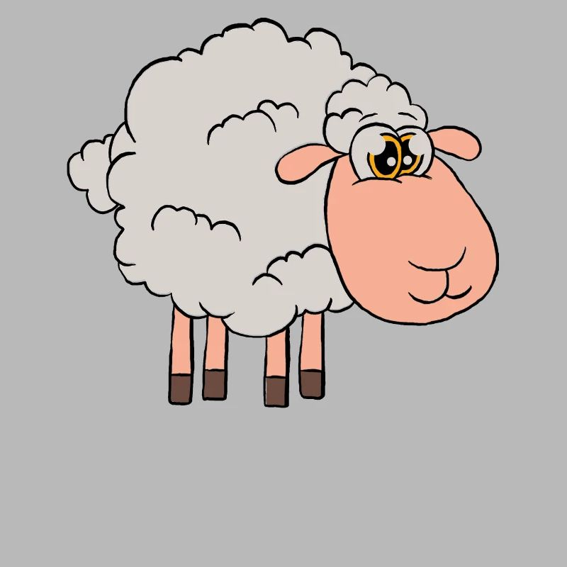 La mère du mouton mignon