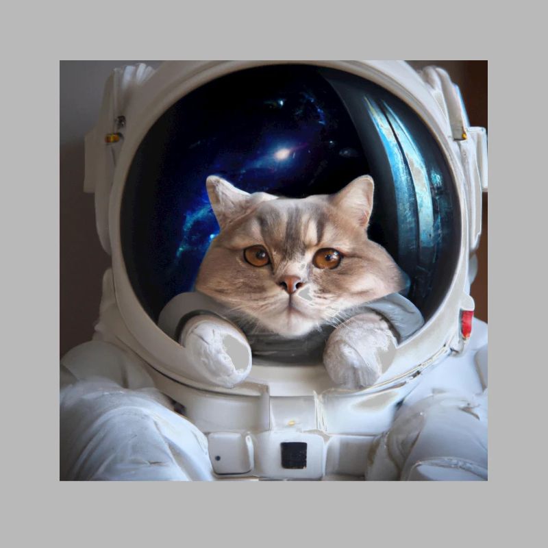 Chat dans l’espace
