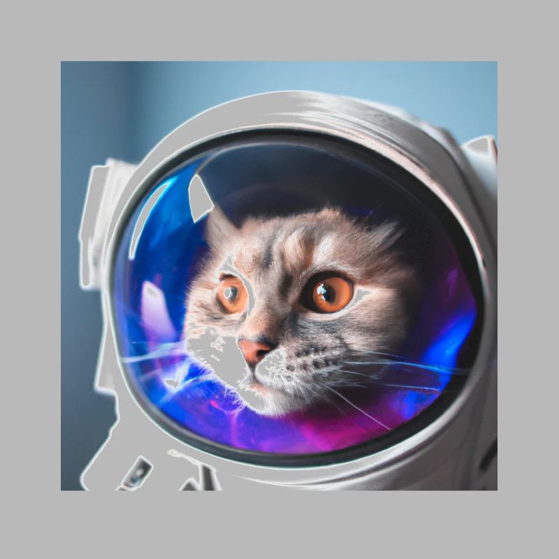 Chat dans l’espace
