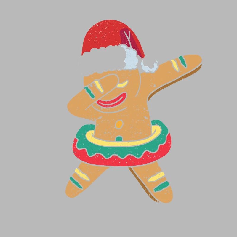 Dabbing Lebkuchenmann Plätzchen Weihnachten Pjs