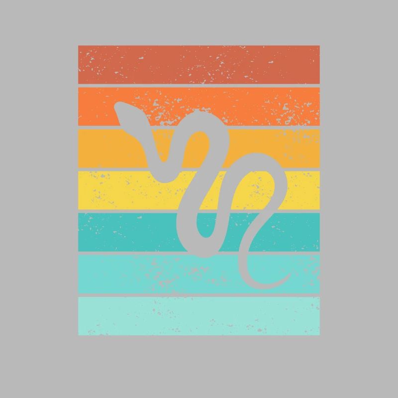 Snake Retro Reptile Python Idée cadeau