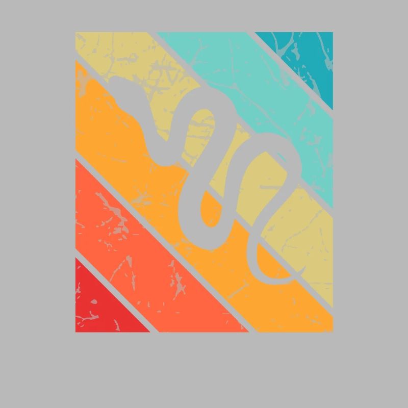Snake Retro Reptile Python Gift idea