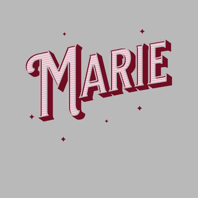 Marie name personalized
