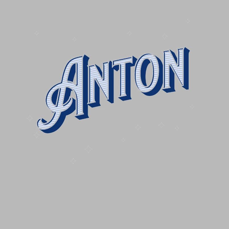 Anton name personalized