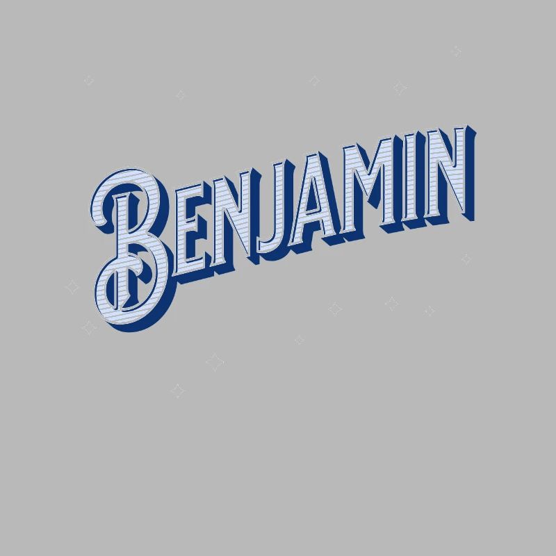 Benjamin name personalized