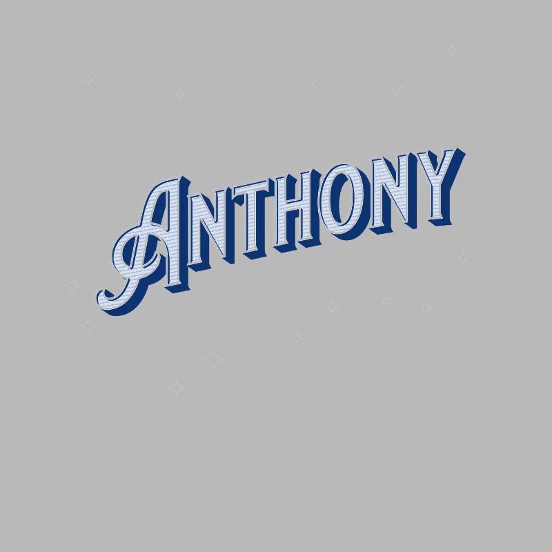 Anthony name personalized