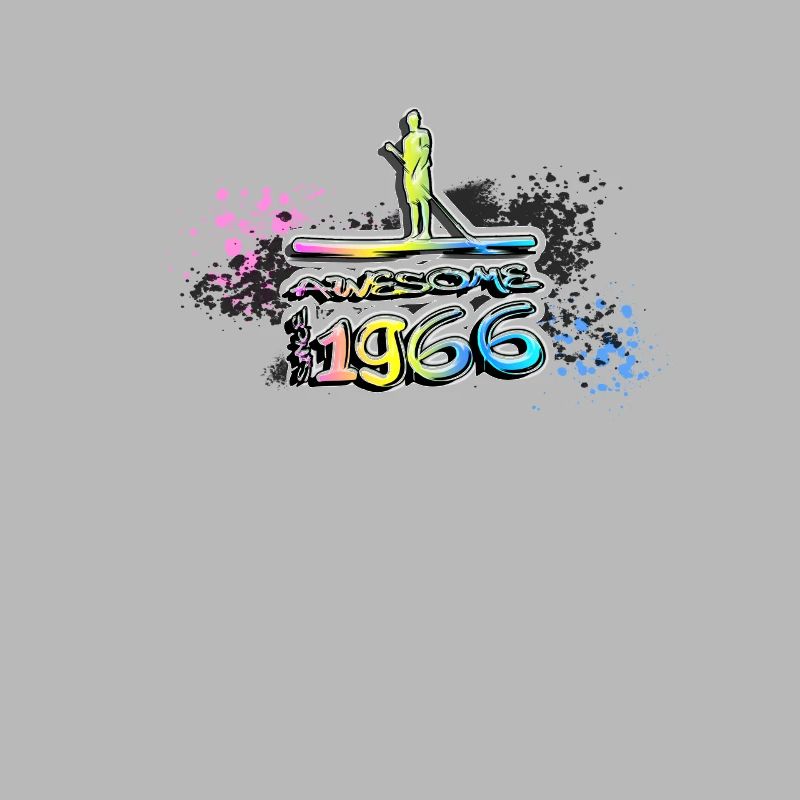 Awesome since 1966, SUP, Paddleboard, Graffiti,