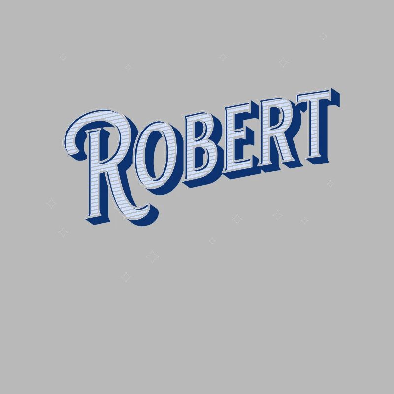 Robert name personalized