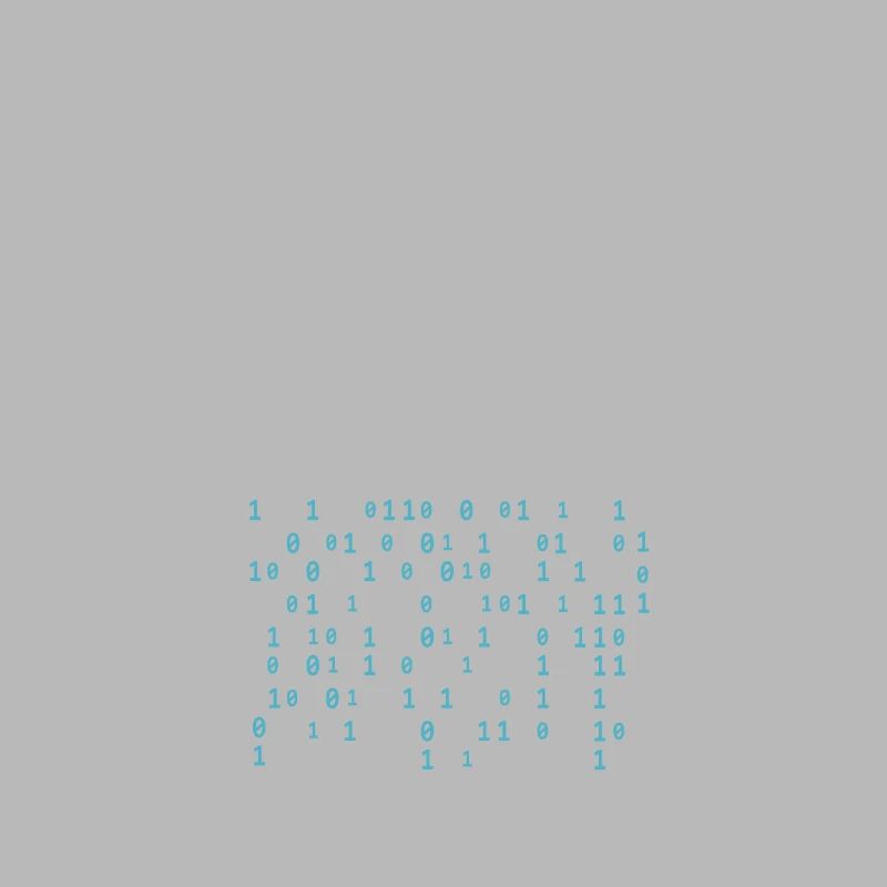 Programmierer - binary code cloud rain