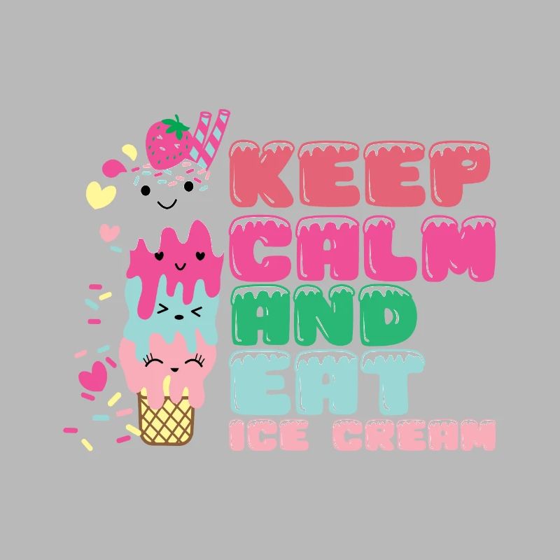 Eiscreme logo Sommer Softeis Geschenkidee