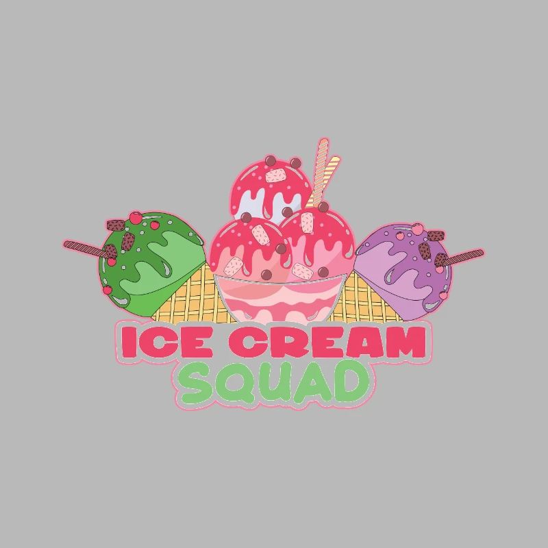 Eiscreme logo Sommer Softeis Geschenkidee