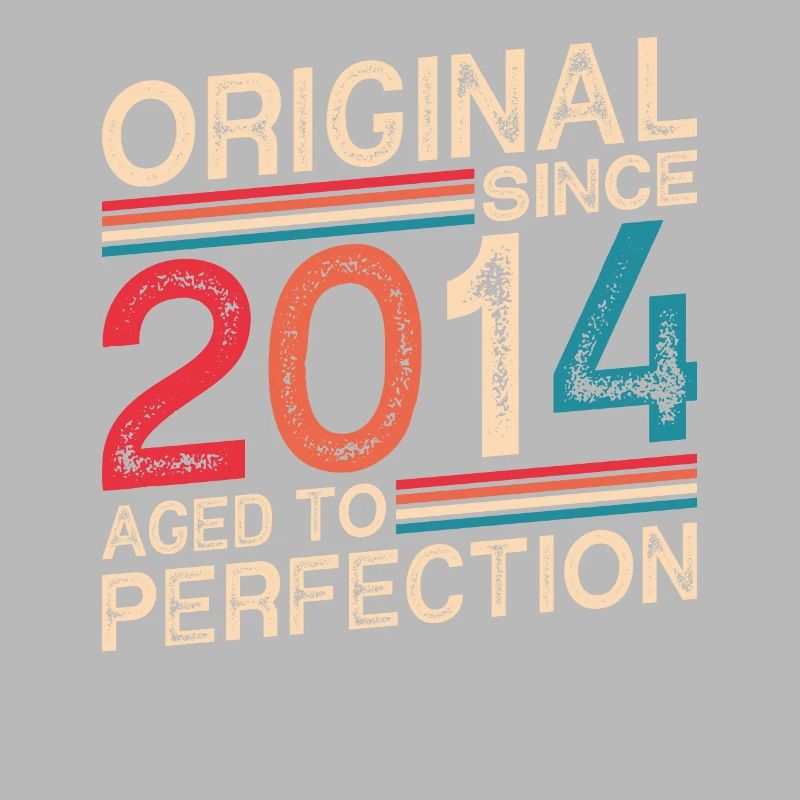 Original 2014 Geburtstag Vintage Geschenkidee