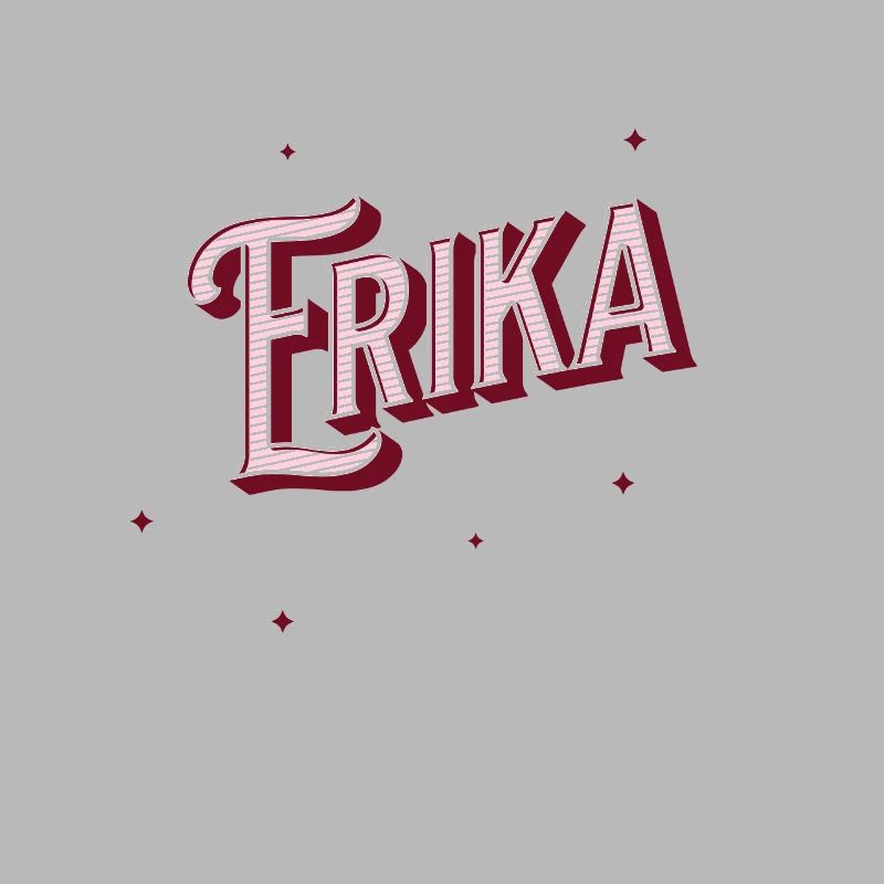 Personalized Erika name