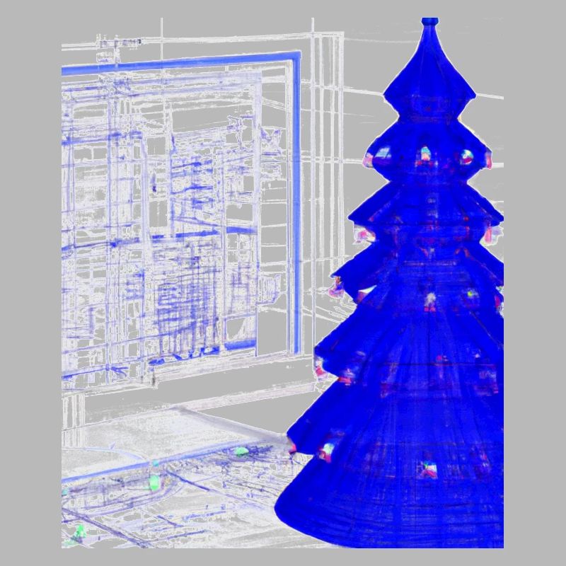 Plan schématique de l’arbre de Noël de Noël