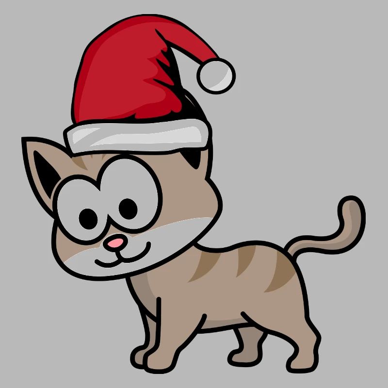 Cat Comic Noël