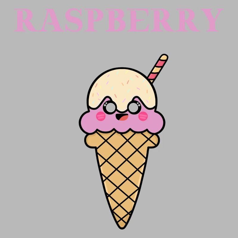 Raspberry Himbeer Eis Eiscreme Geschenkidee süß