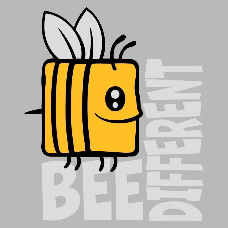 bee different Spruch Zitat