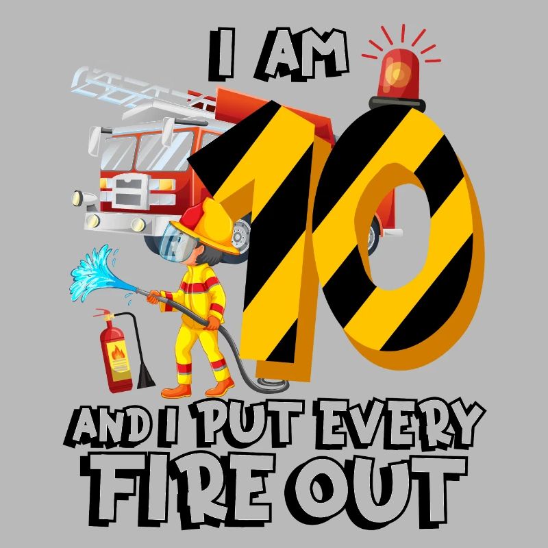 Fire engine firefighting I am 10 years old