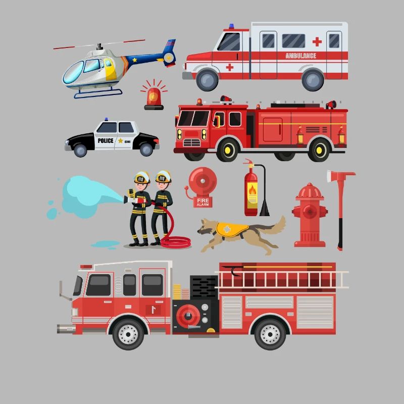 Fire Engine Rescue Firefighter Firefighter