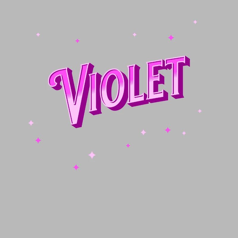Violet name personalized