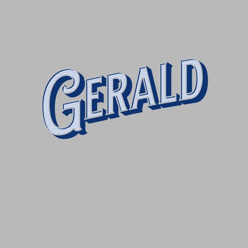 Gerald name personalized