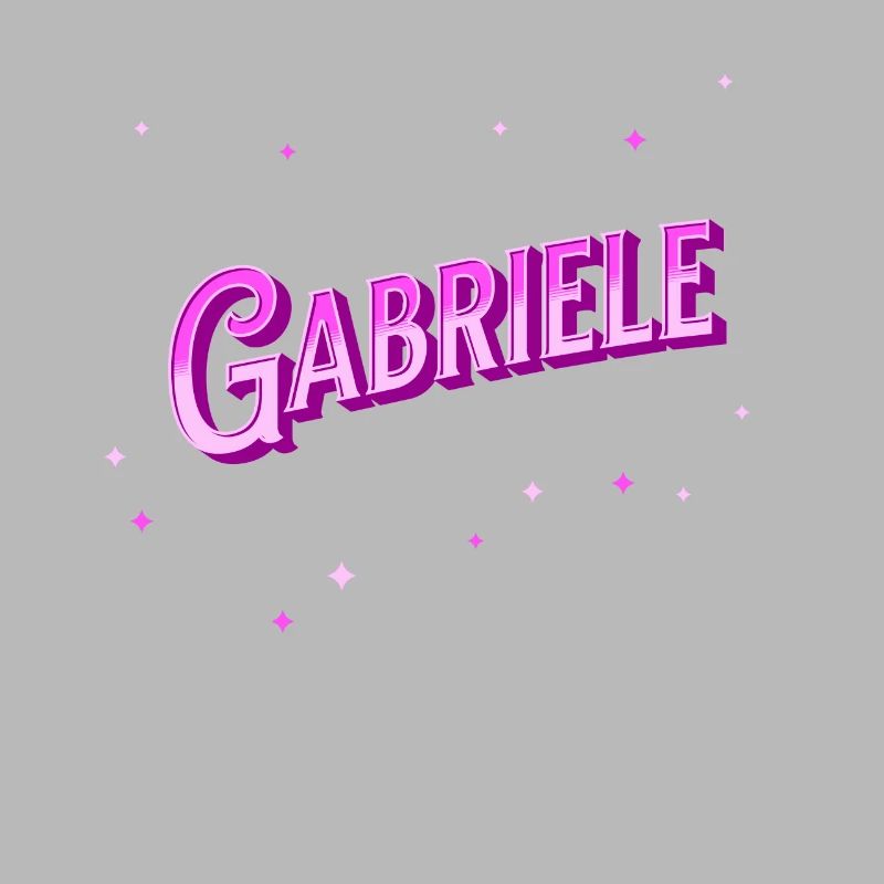 Gabriele's name personalized