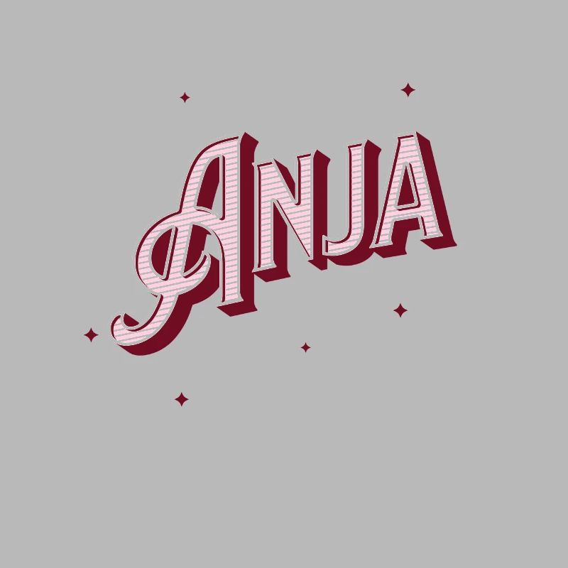 Anja name personalized