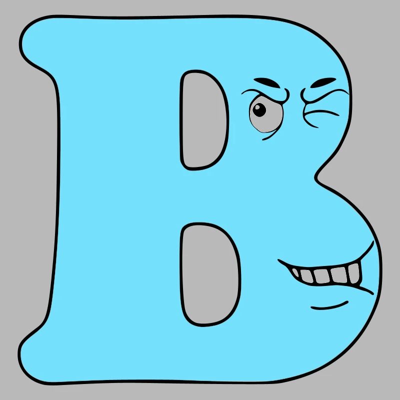 B