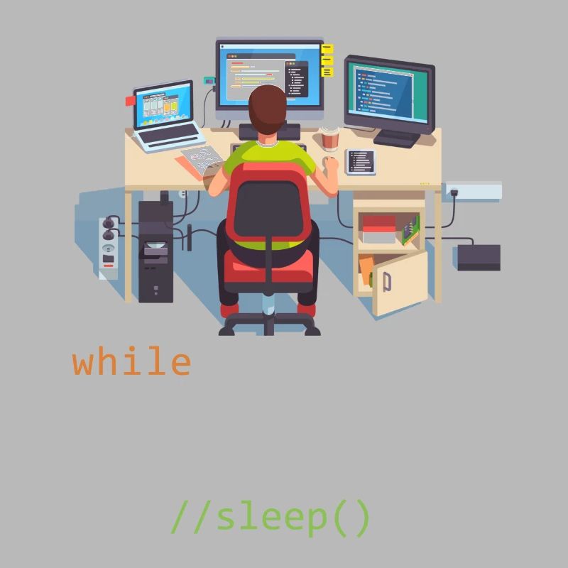 Informatique Python Programmeur Manger Code Sommeil