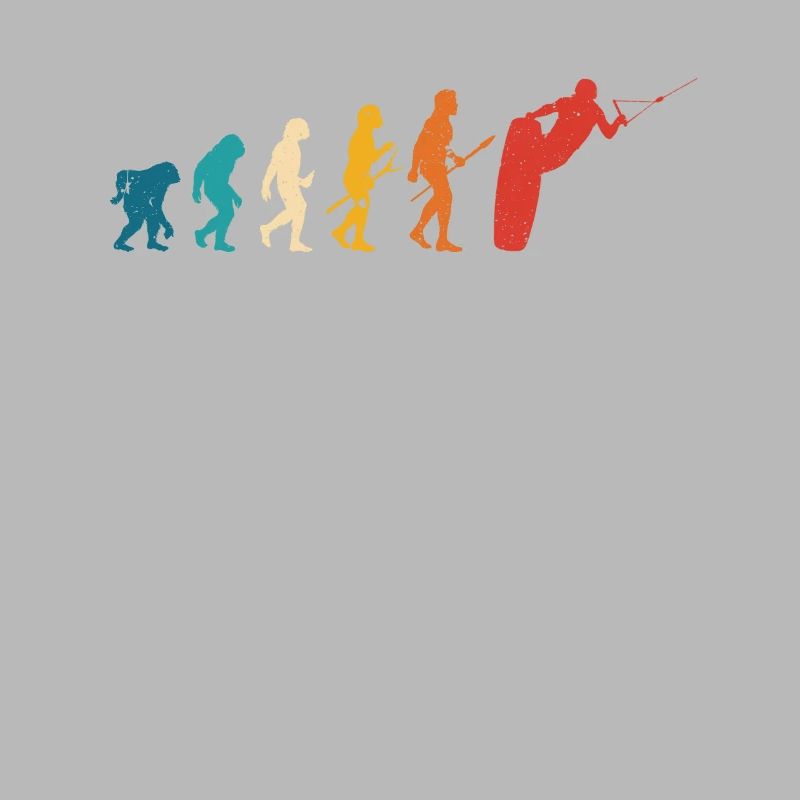 Evolution Retro Wakeboard de Man Wakeboarder
