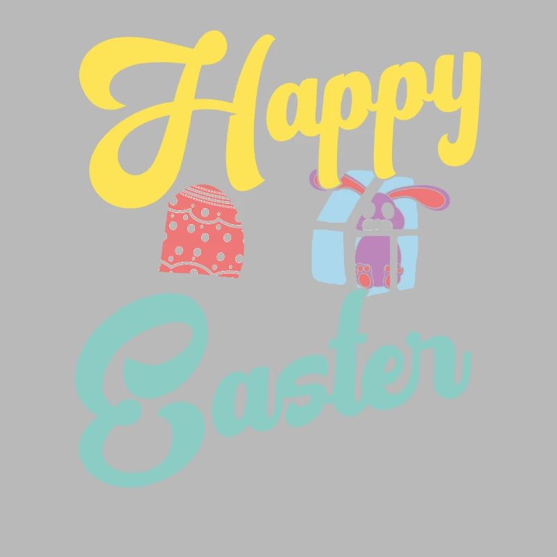 Bunny Happy Easter Day Spring Hunt Eggs Rabbit