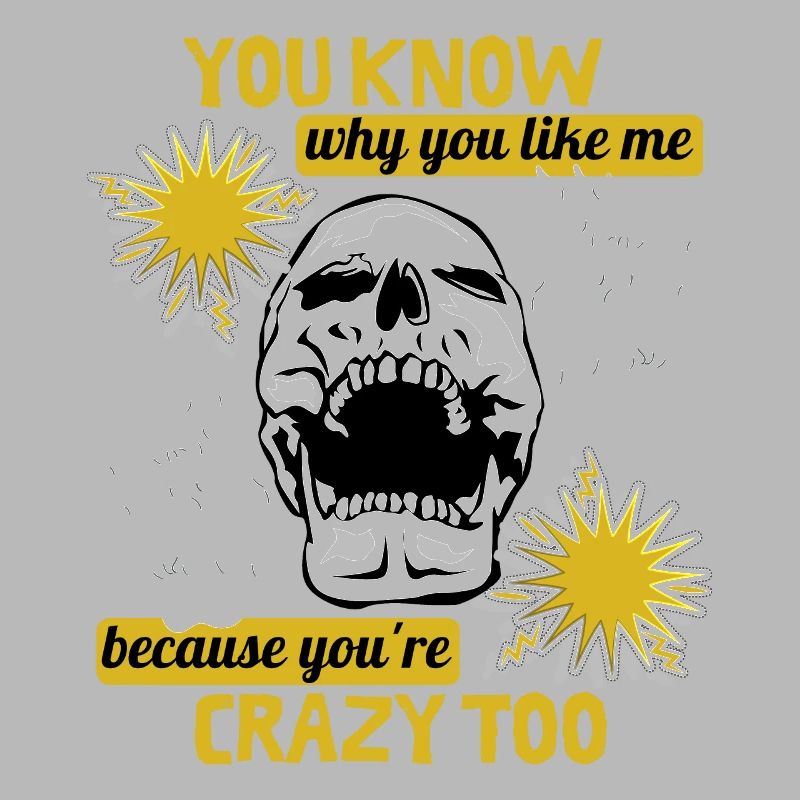 Comic Skull Skull Funny Saying Skeleton Hands