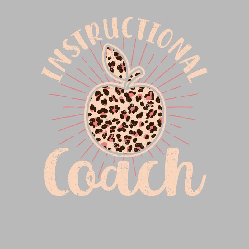 Bleached Leopard Teaching Trainer Typography Teacher