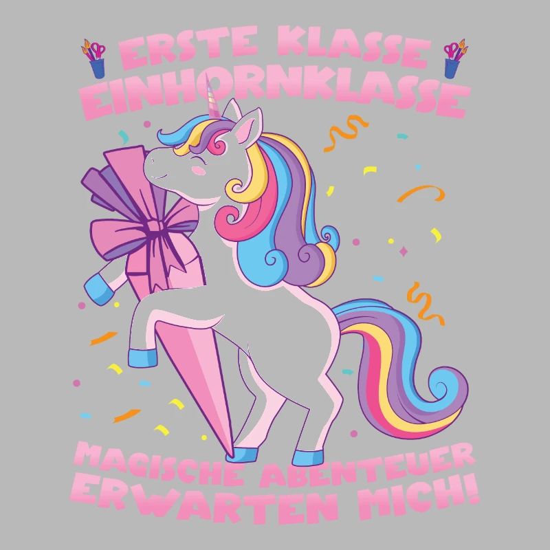 Schulkind Einschulung Einhorn