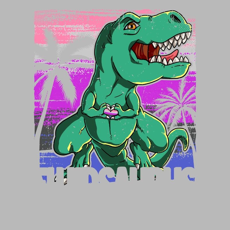 Pride LGBTQ Fluidsaurus Costume Pride Month