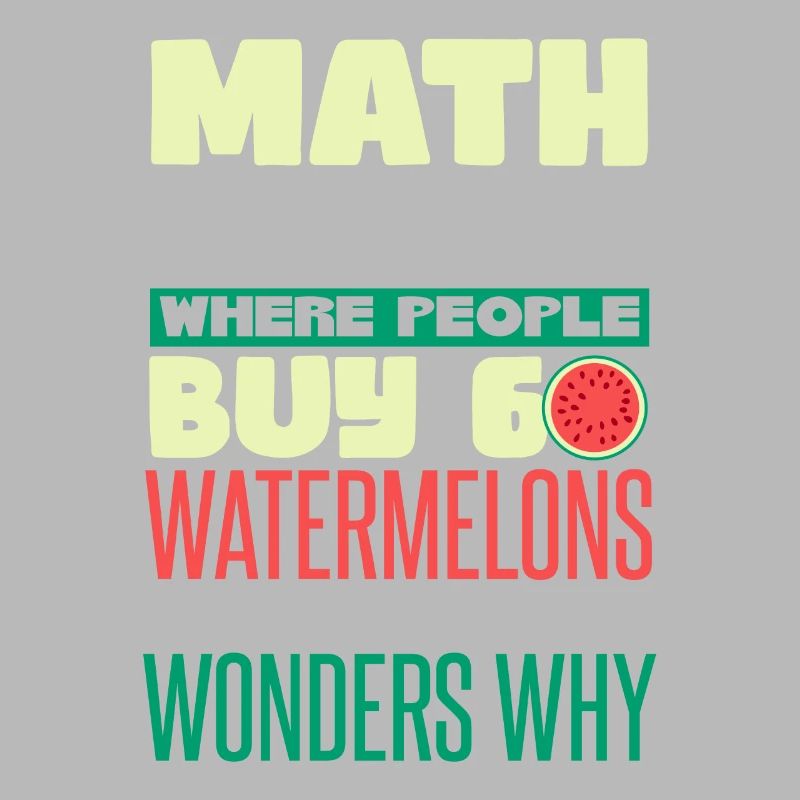Math Pastèque drôle