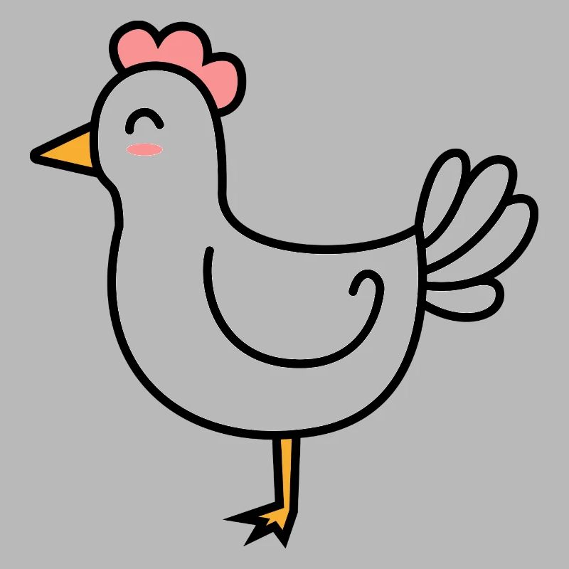 Huhn Comic Tier