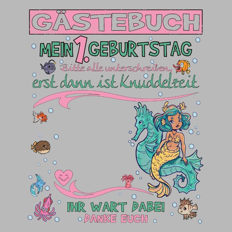 1. Geburtstag Mädchen & Junge Gästebuch