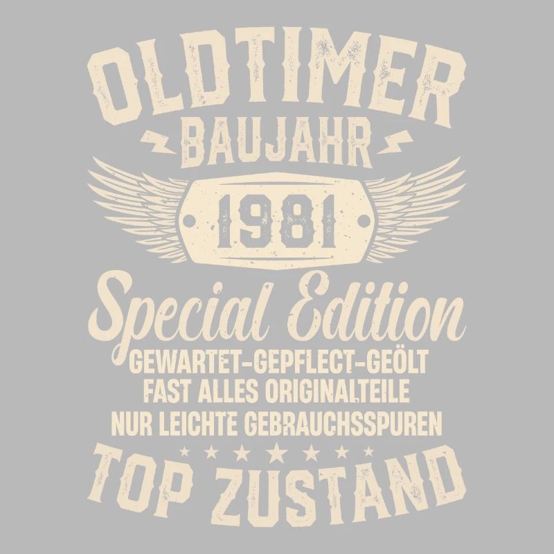 Oldtimer Geschenk 1981 Geburtstag