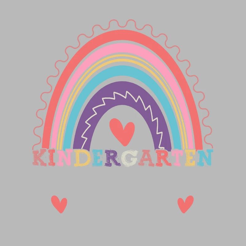 Kindergarten Absolvent 2024 Regenbogen Einschulung