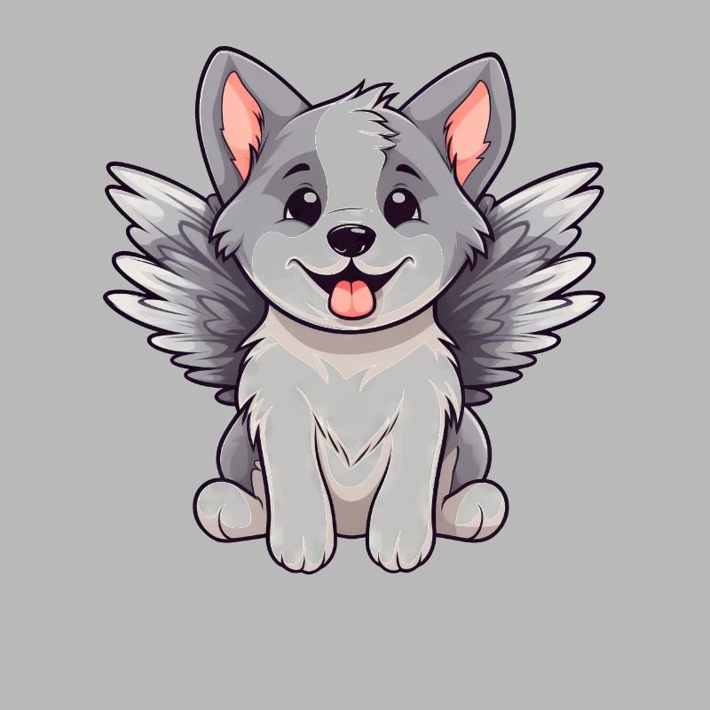Süßer Engel Husky Comic