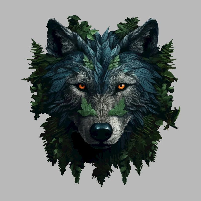 Wolf in the forest