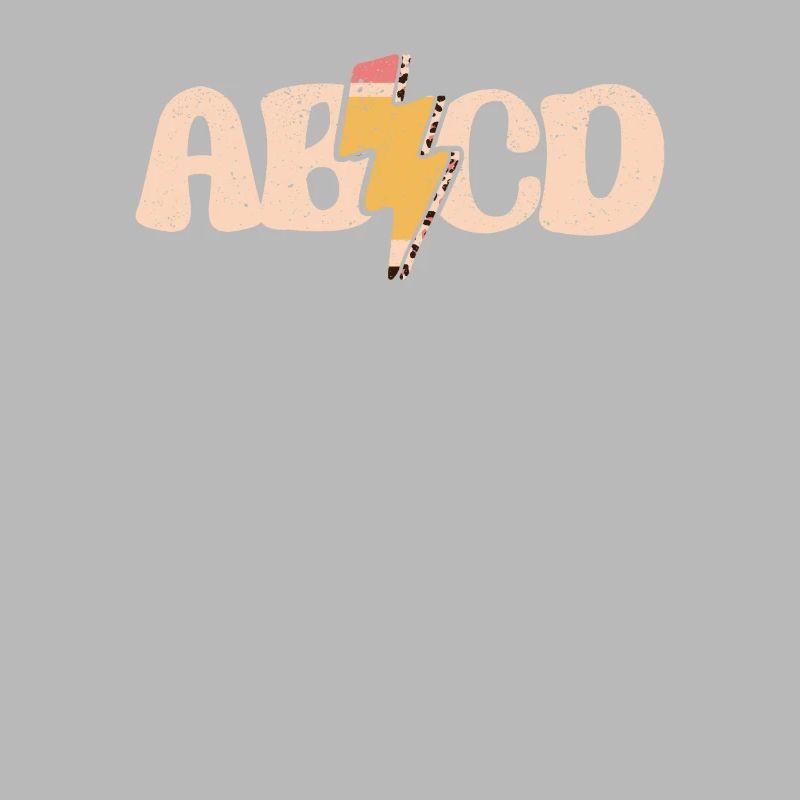 ABCD Lightning Leopard Pencil 100th Day School