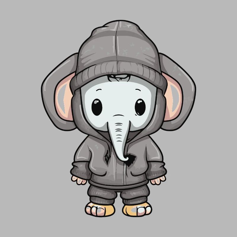 Elephant Winter Comic