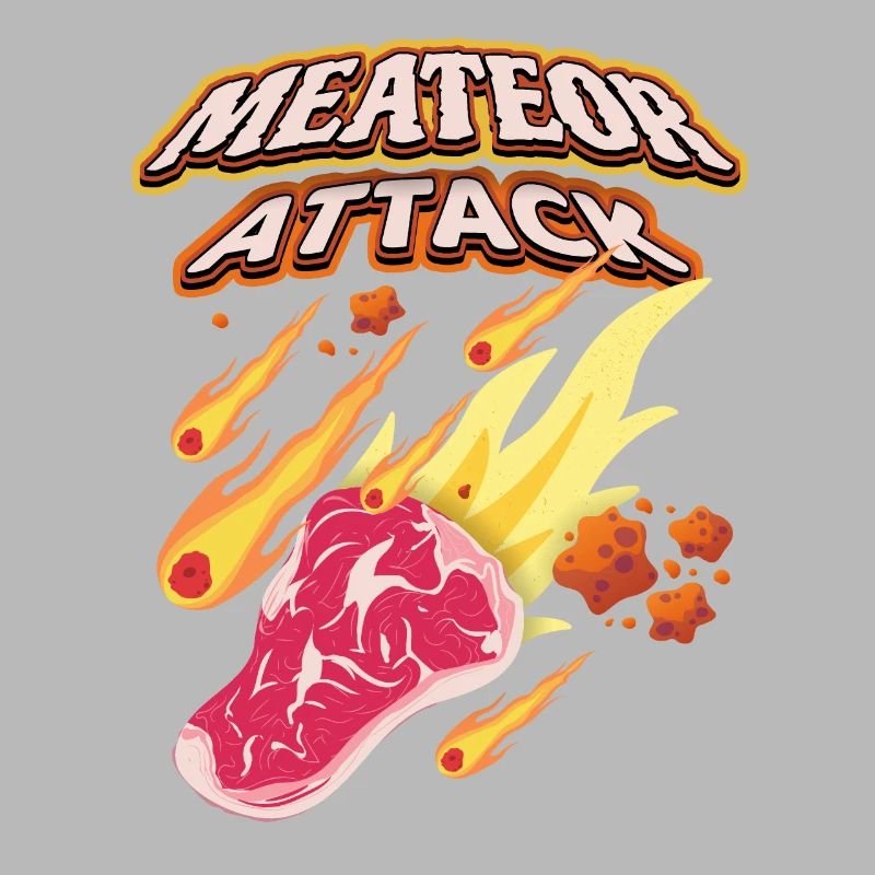 Steak, Fleisch, lustiger Spruch
